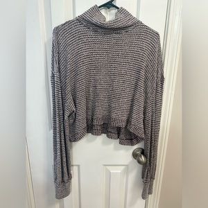 Free People Long Sleeve Crop Top